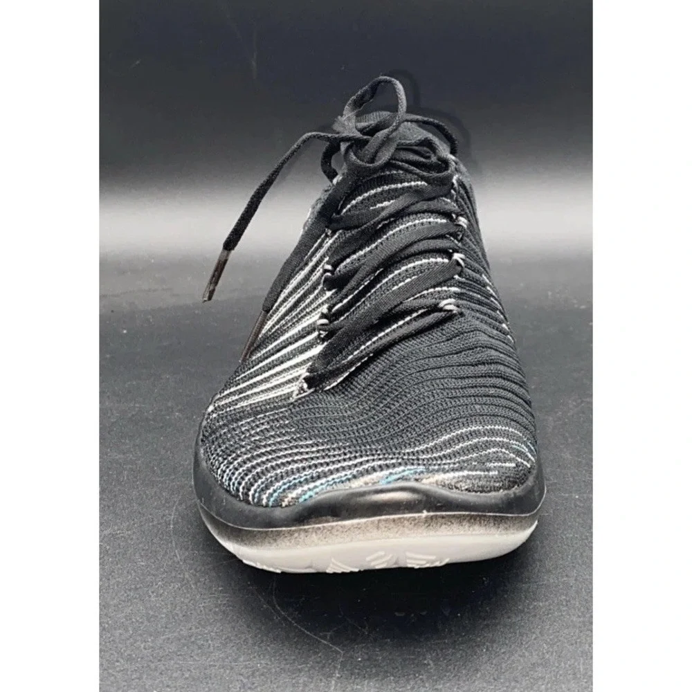 Nike Free Transform Flyknit Athletic Training Running Shoes Black Teal Size 11.5